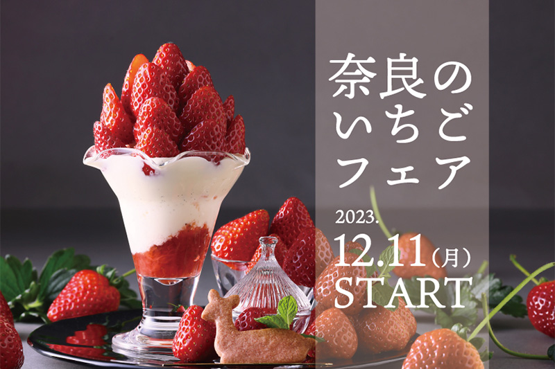 12.11より「奈良のいちごフェア」開催