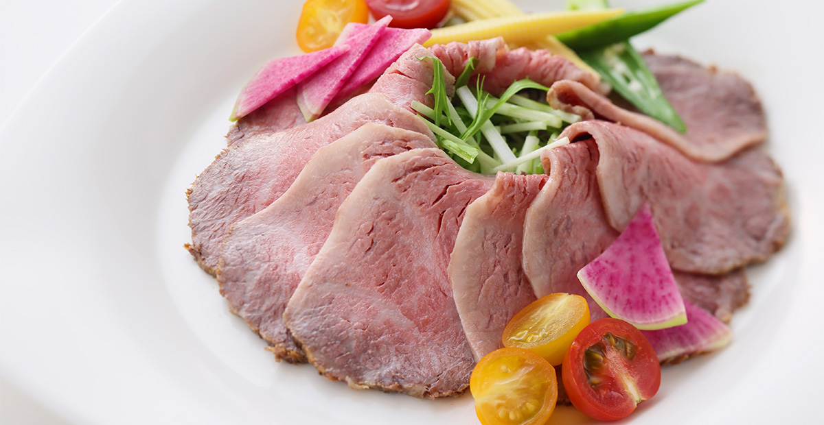 コールビーフと野菜