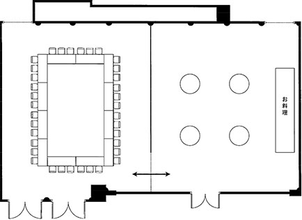 口字型+自助餐